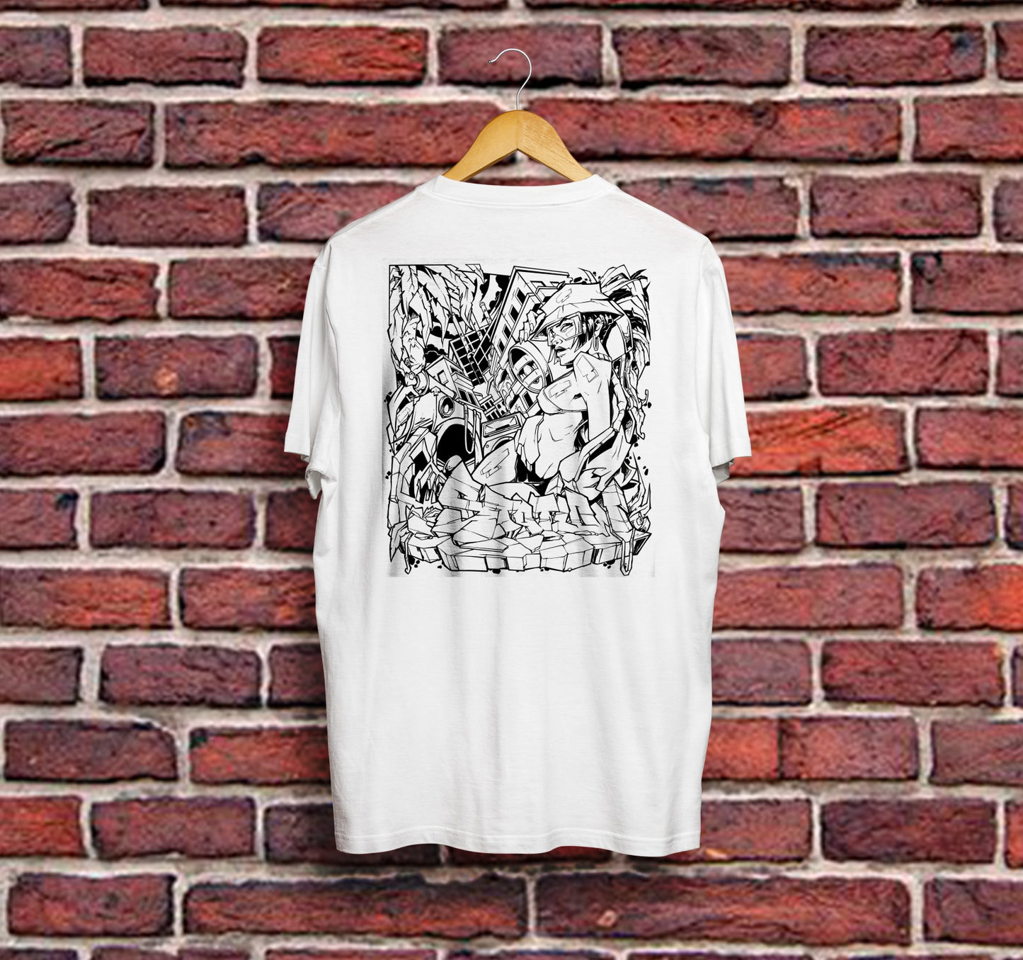 The Station - Graphic T Shirt White